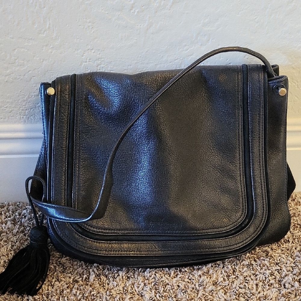 Kate Spade Black Crossbody Bag with Tassel